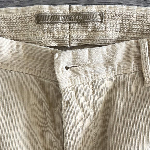 Mens eggshell corduroy cotton pants. size 38. - Picture 2 of 4